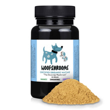 Load image into Gallery viewer, Maitake mushrooms supplement that is safe for dogs.