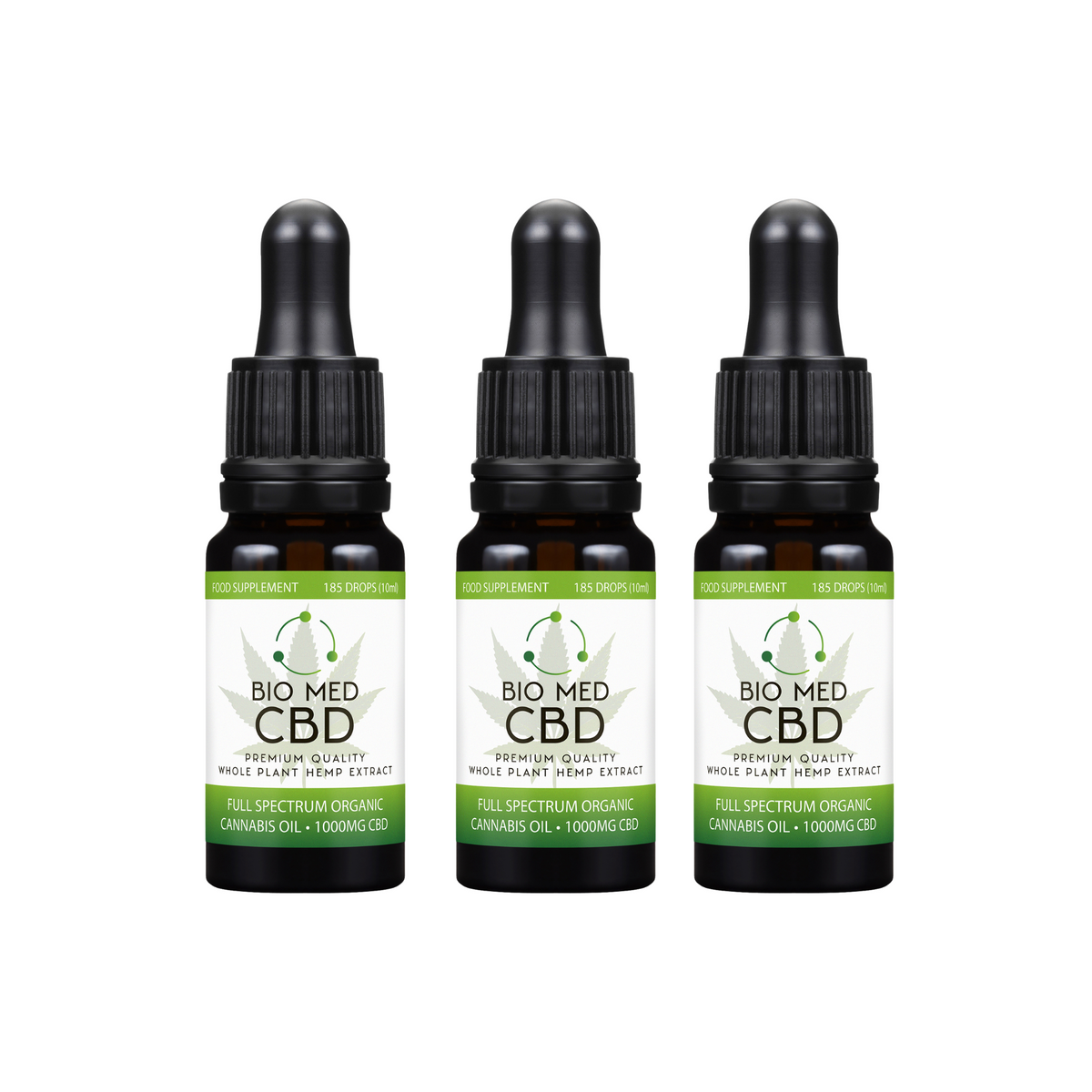 1000mg Full Spectrum Organic CBD/CBG Oil – Bio Med CBD