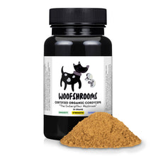 Load image into Gallery viewer, Organic Cordyceps Sinensis mushroom powder for dogs.
