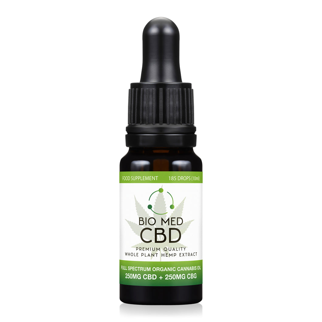500mg Full Spectrum Organic CBD/CBG Oil