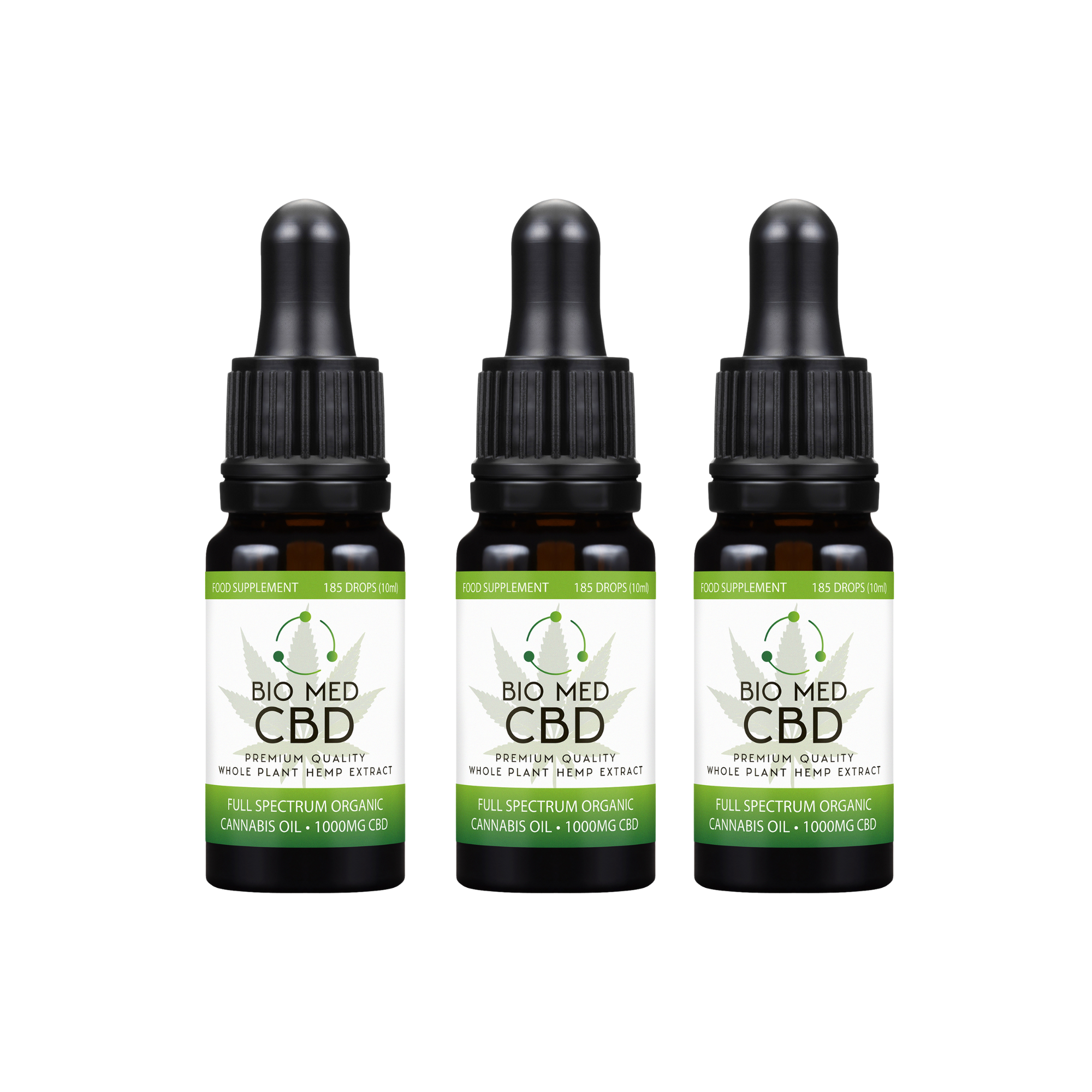1000mg Full Spectrum Organic CBD Oil – Bio Med CBD