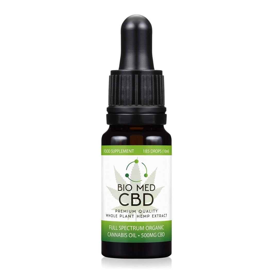 500mg Full Spectrum Organic CBD Oil