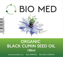 Load image into Gallery viewer, Organic Black Cumin Seed Oil (Nigella Sativa) 100mls
